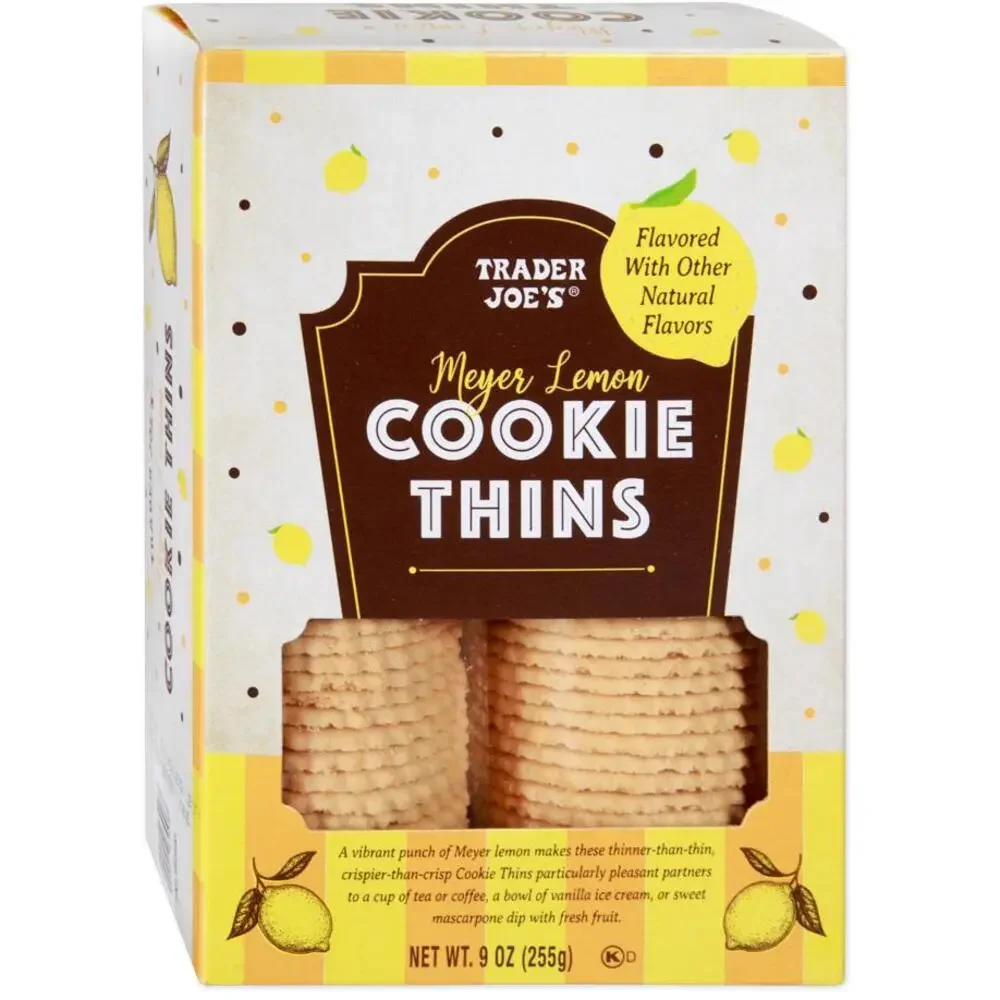 Trader Joe's — Meyer Lemon Cookie Thins